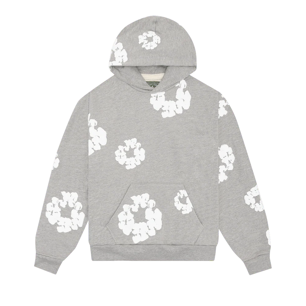 Denim Tears The Cotton Wreath Hoodie 'Grey'