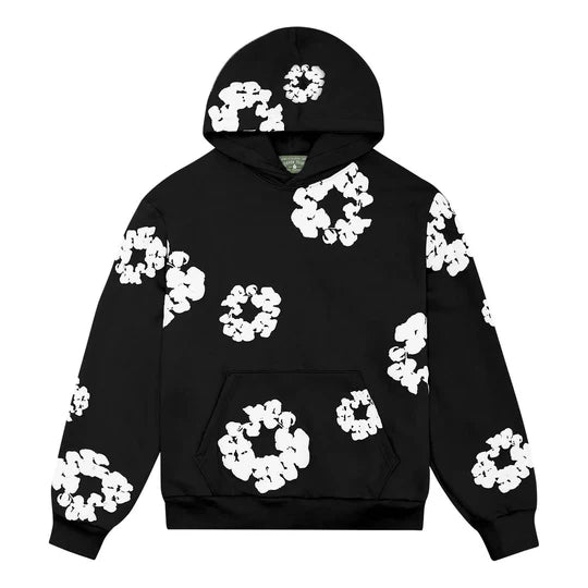 Denim Tears The Cotton Wreath Hoodie 'Black'