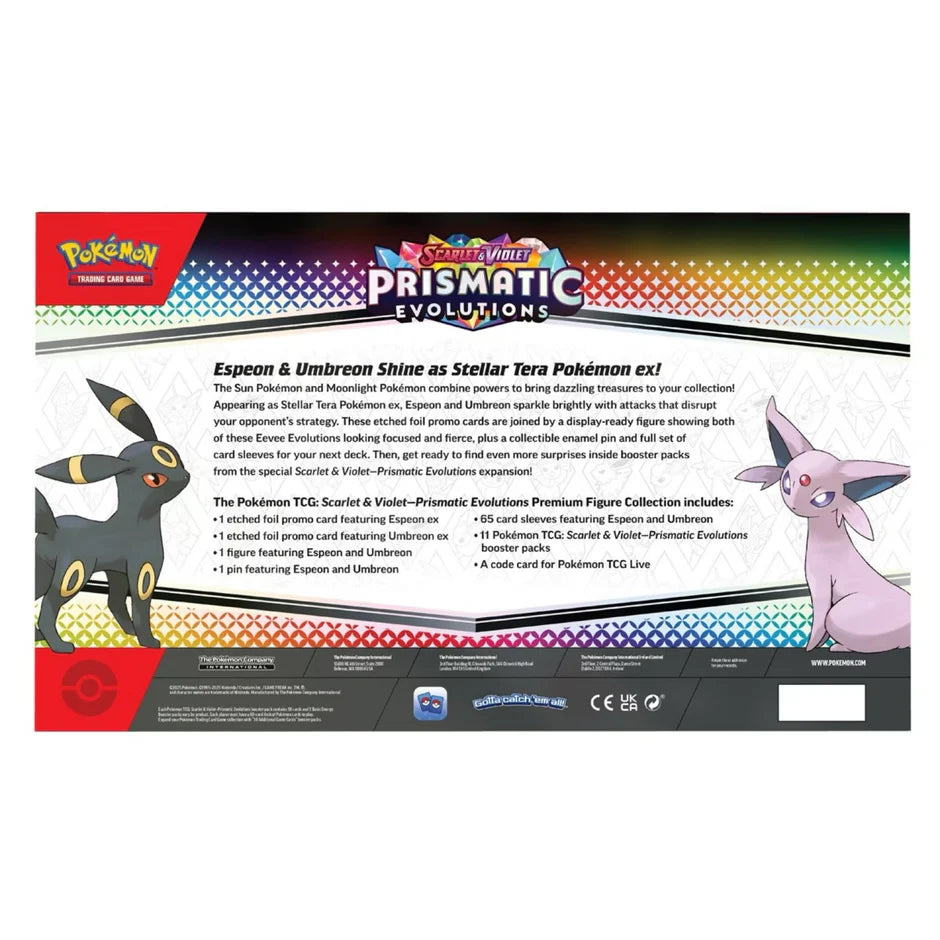 Pokemon TCG Scarlet & Violet - Prismatic Evolutions Premium Figure Collection