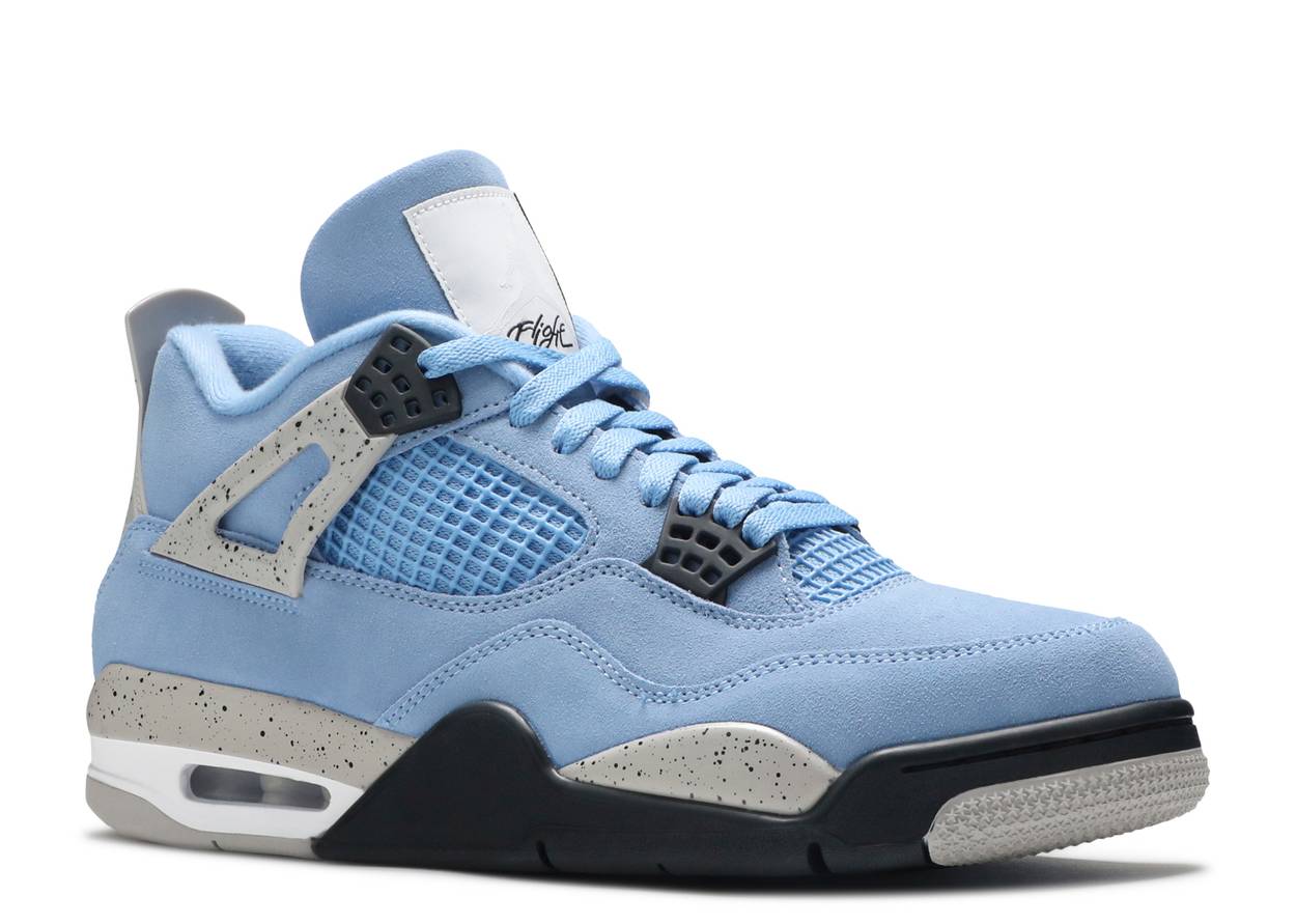 Air jordan 4 retro university sale blue