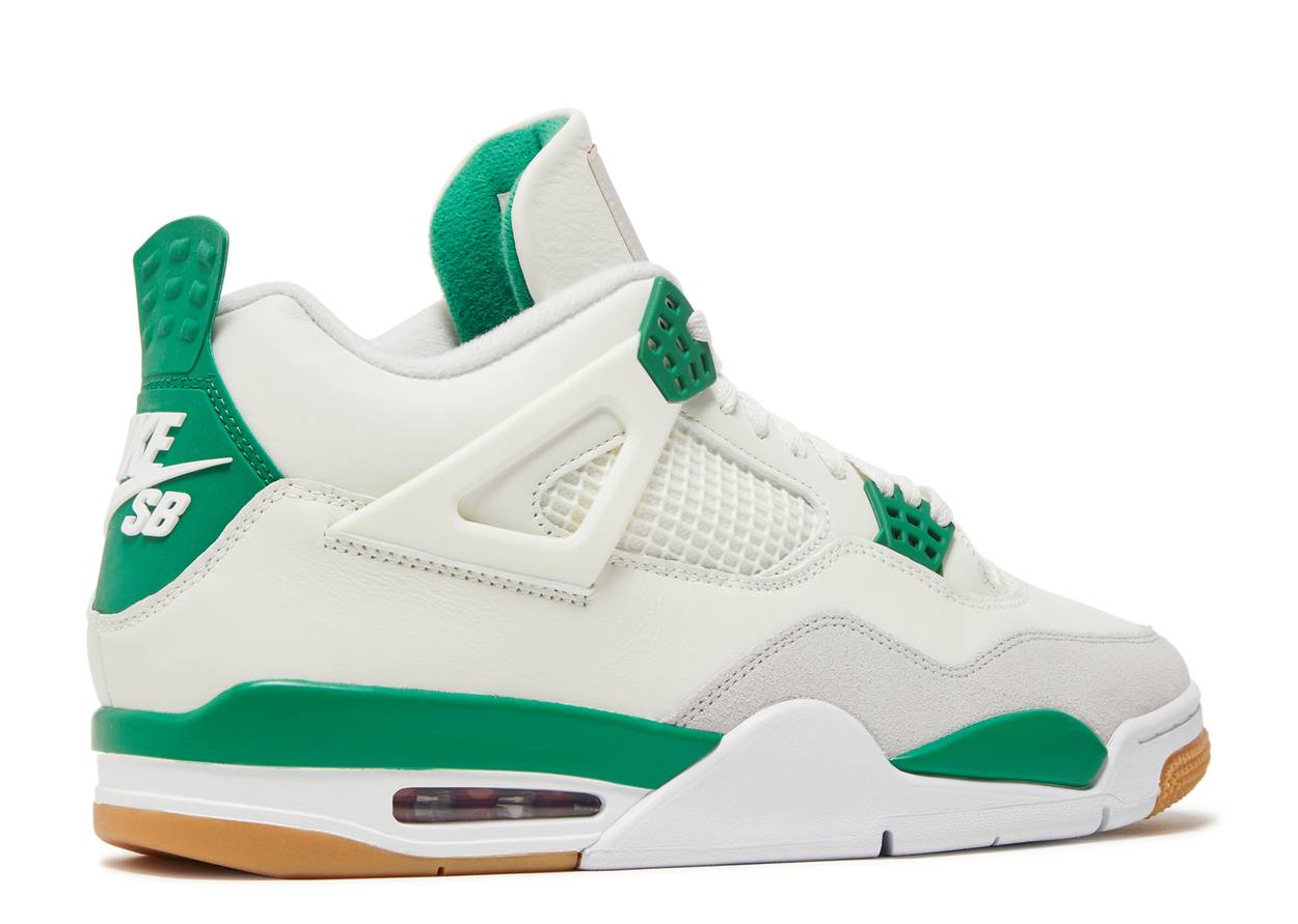 Jordan 4s white and hot sale green