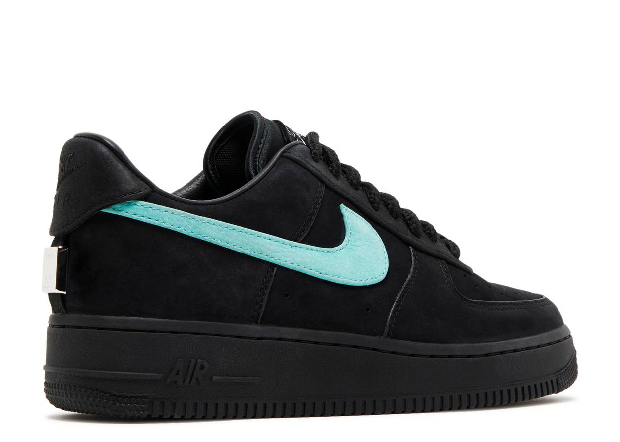 Nike air force 1 black best sale and teal