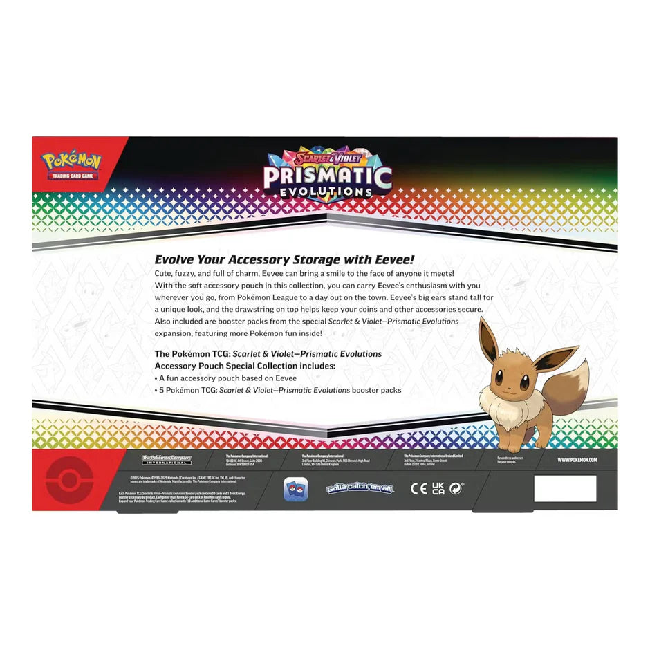 Pokémon Scarlet & Violet - Prismatic Evolutions Accessory Pouch Special Collection