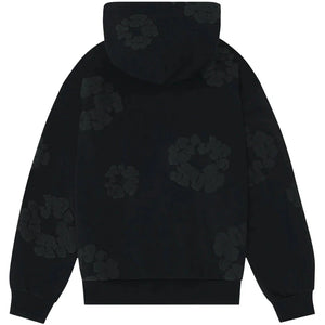 Denim Tears Cotton Wreath Hoodie 'Black Monochrome'
