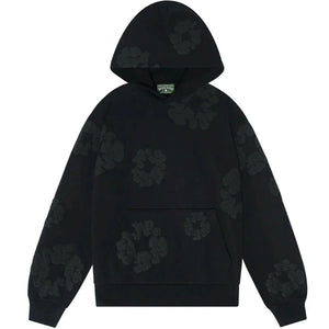 Denim Tears Cotton Wreath Hoodie 'Black Monochrome'