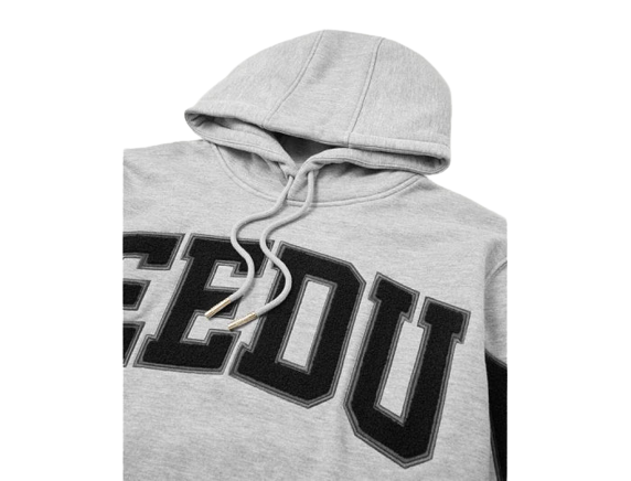 GEEDUP TEAM LOGO HOODIE GREY