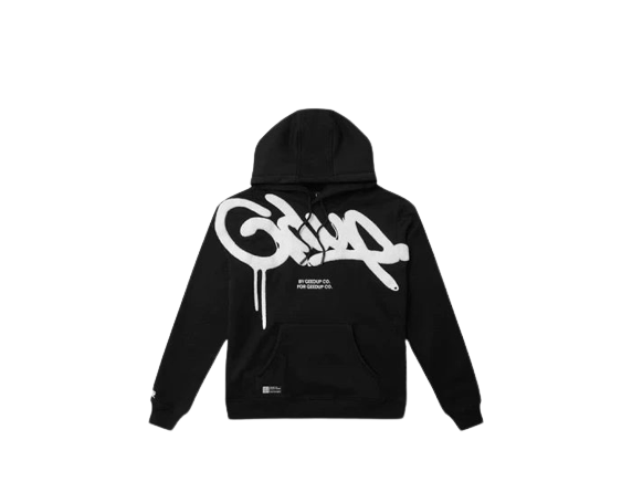 GEEDUP HANDSTYLE 'BLACK WHITE' HOODIE