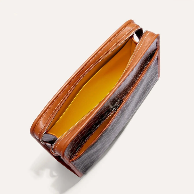 Goyard Jouvence GM Toiletry Bag Black & Tan