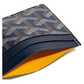 Goyard Saint-Sulpice Card Wallet Navy Blue