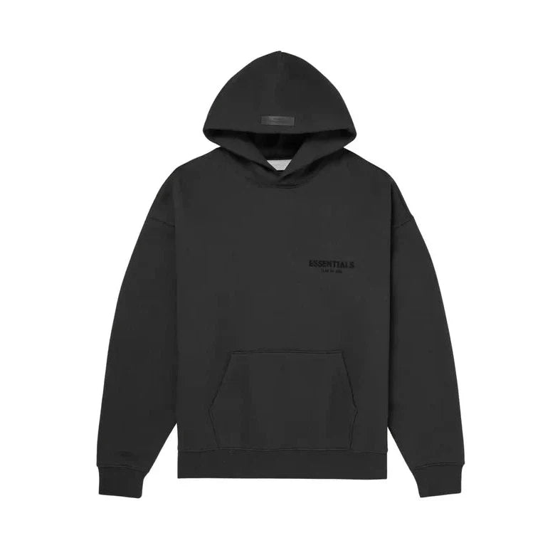 FEAR OF GOD ESSENTIALS HOODIE STRETCH LIMO BLACK (SS22)