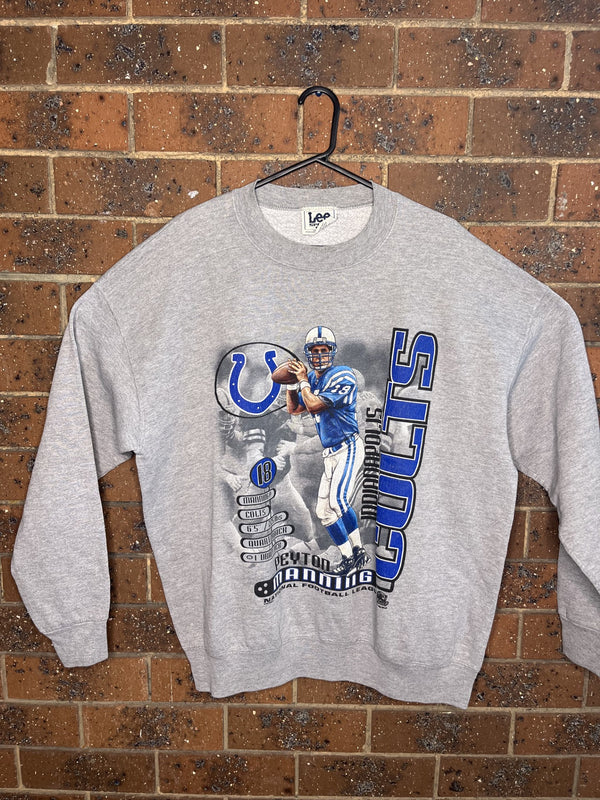 1999 Vintage Peyton Manning Colts Sweatshirt (XL)